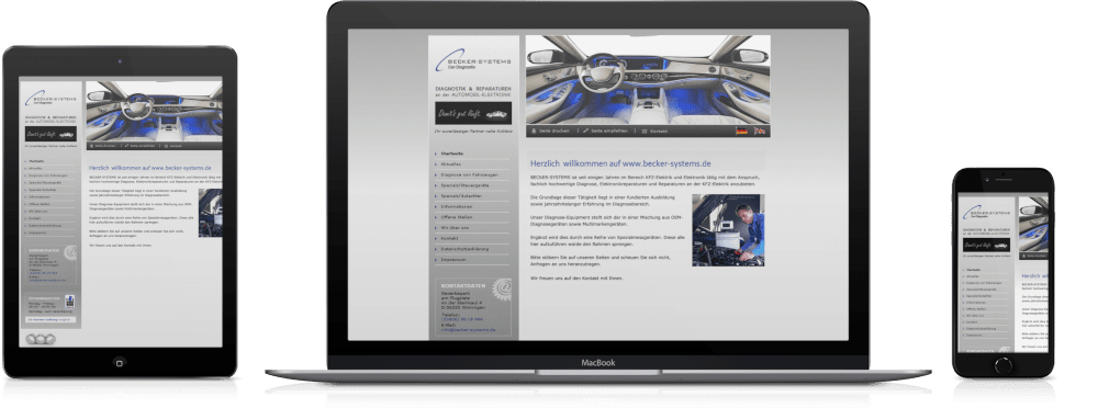 #webdesignkoblenz - Becker-Systems Car-Diagnostic | Winningen bei Koblenz Rheinland-Pfalz www.becker-systems.de