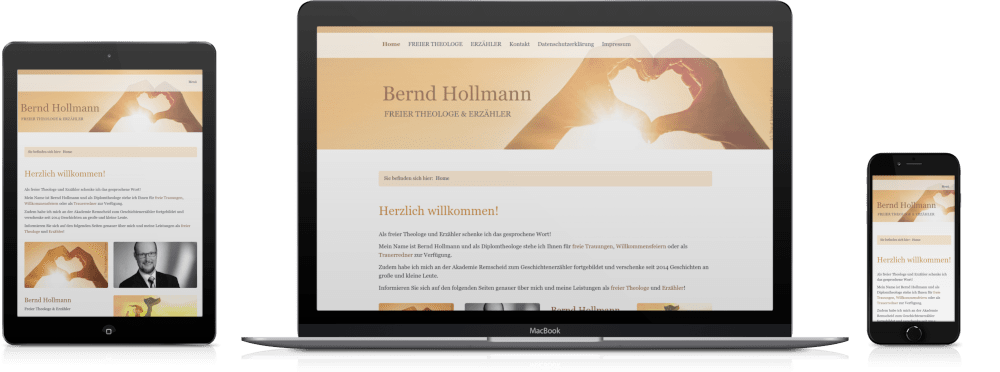 #webdesignkoblenz - Bernd Hollmann Freier Theologe Koblenz Rheinland-Pfalze - Freie Trauung Willkomensfeier Trauerrede www.bernd-hollmann.de