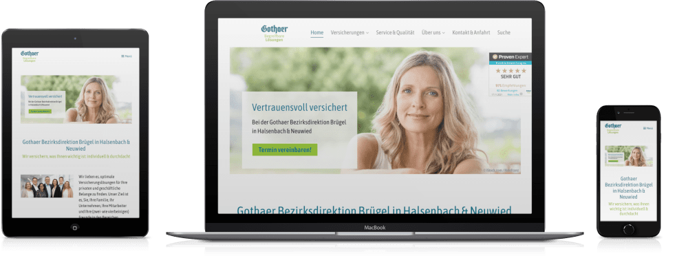 #webdesignhunsrück - Gothaer Versicherungen Halsenbach / Hunsrück & Neuwied - Bezirksdirektion Brügel www.bruegel-versichert.de