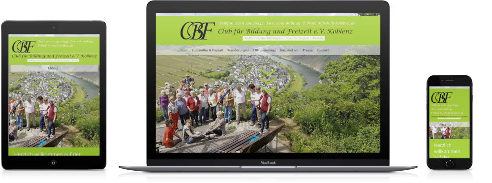 #webdesignkoblenz - CBF Club für Bildung und Freizeit e.V. | Koblenz Rheinland-Pfalz www.cbf-koblenz.de