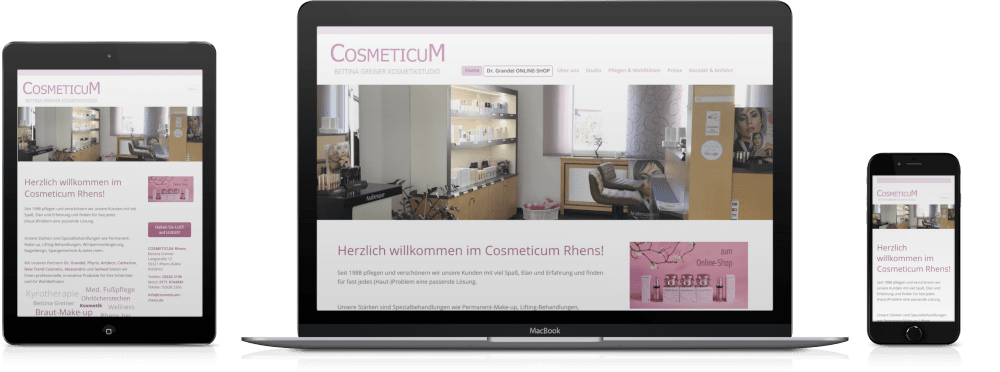 #webdesignkoblenz - COSMETICUM Rhens Bettina Greiner Nahe Koblenz Rheinland-Pfalz www.cosmeticum-rhens.de