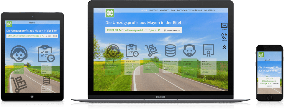 #webdesigneifel - EIFELER Möbeltransport-Umzüge e. K. | Mayen Rheinland-Pfalz www.eifeler-umzuege.de