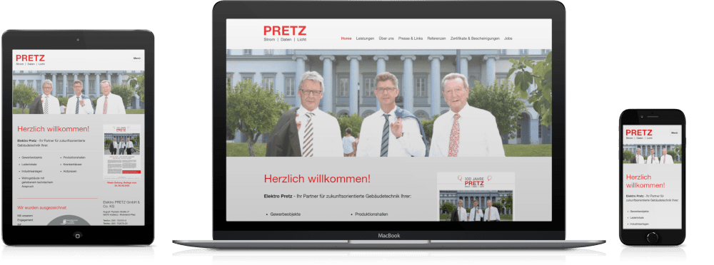 #webdesignkoblenz - PRETZ Strom | Daten | Licht Koblenz Rheinland-Pfalz www.elektro-pretz.de