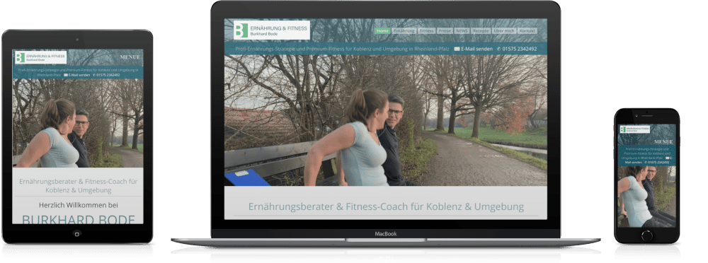 #webdesignkoblenz - Ernährung und Fitness Burkhard Bode Ernährungsberatung, Fitnesstraining, - Gewichtsreduzierung | Koblenz Rheinland-Pfalz