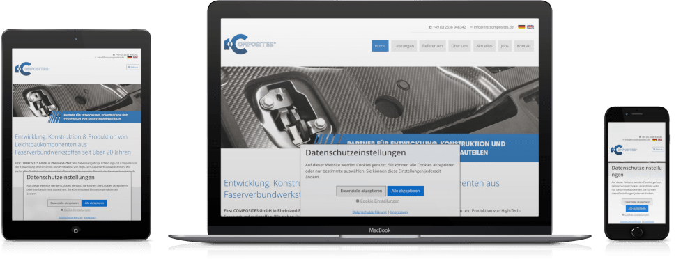 #webdesignneuwied - 1C First Composites GmbH, Niederbreitbach bei Neuwied / Rheinland-Pfalz www.firstcomposites.de