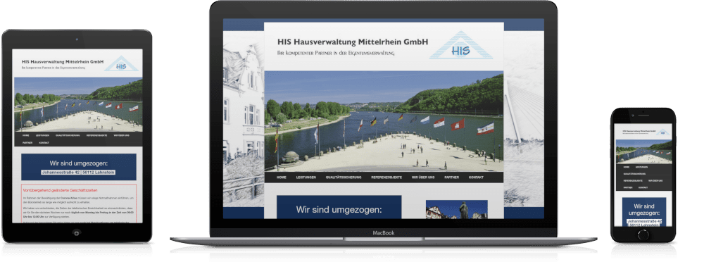 #webdesignlahnstein - HIS Hausverwaltung Mittelrhein GmbH Lahnstein www.hausverwaltung-koblenz.de