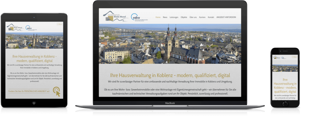 #webdesignkoblenz - HRM Hausverwaltung Rhein-Mosel Koblenz Rheinland-Pfalz www.hrm-rhein-mosel.de