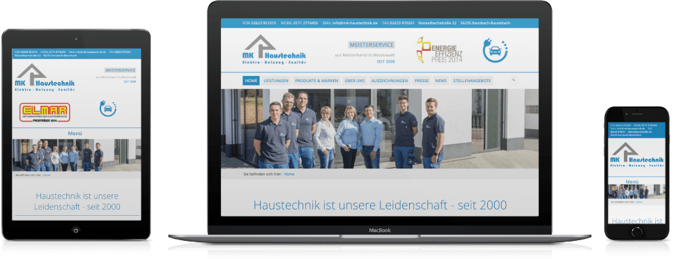 #webdesignwesterwald - MK Haustechnik e.K. Elektro Heizung Sanitär Gebäudetechnik | Ransbach-Baumbach Westerwald Rheinland-Pfalz - www.mk-haustechnik.de