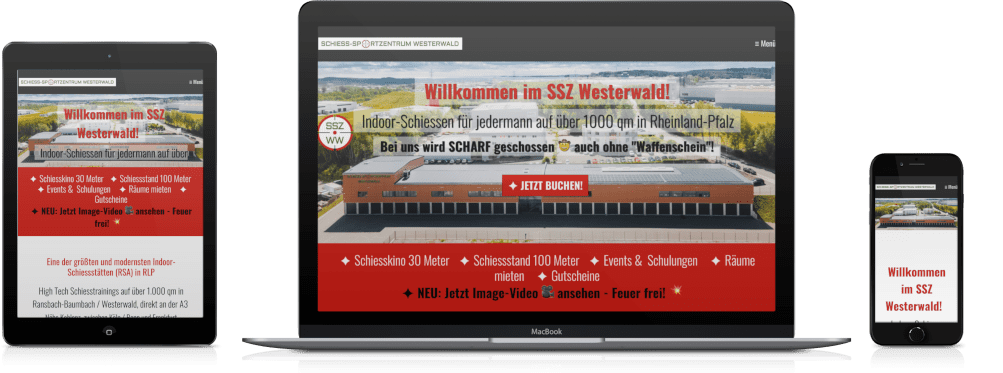 #webdesignwesterwald - SSZ Schiess-Sportzentrum Westerwald Ransbach-Baumbach Rheinland-Pfalz www.ssz-ww.de