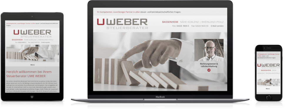 #webdesignkoblenz - Steuerberater Uwe Weber Bassenheim bei Koblenz Rheinland-Pfalz www.stb-uwe-weber.de