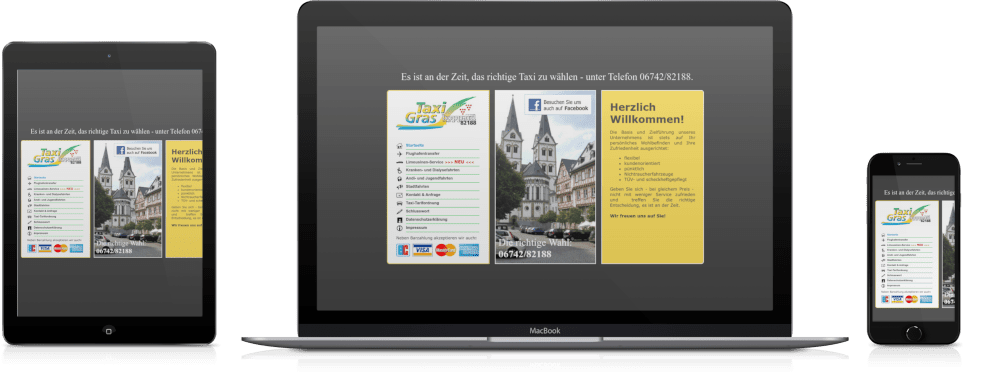 #webdesignboppard - Taxi Gras | Boppard Rheinland-Pfalz www.taxi-gras.de